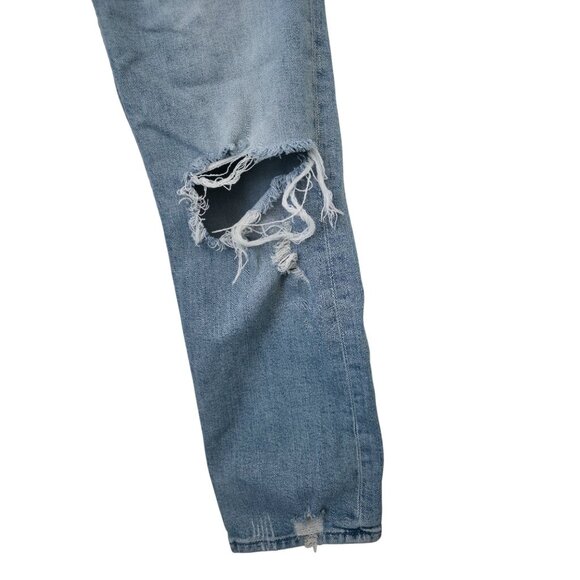 Mother Superior TOMCAT THE CONFESSION High-Rise Destroyed Cropped Jeans Sz 25 - Picture 8 of 16